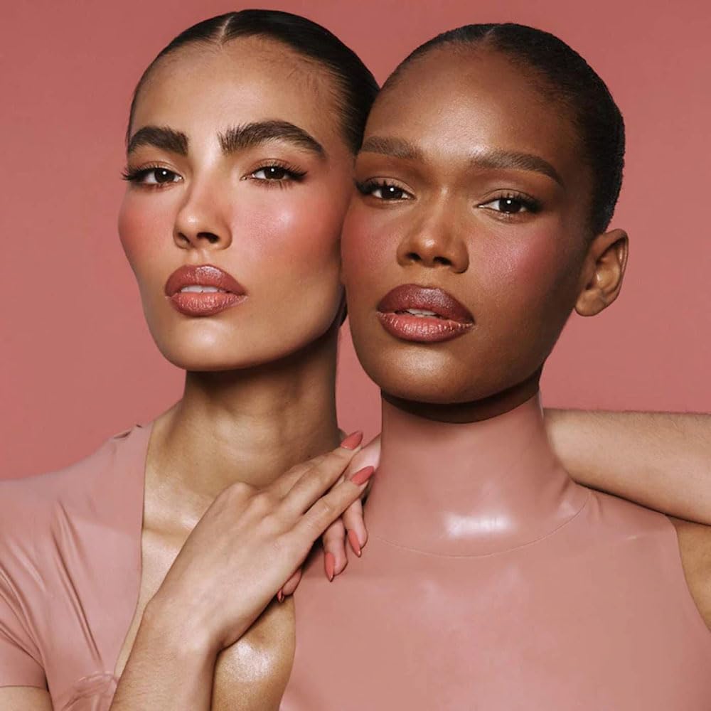 P4trick Ta.- Major Headlines Double-Take Crème & Powder Blush Duo - Versatile Blush for Face, Cream & Powder Formula for Long-Lasting, and Radiant Finish Color: She Goes To The Gym (Cool Mauve Rose)