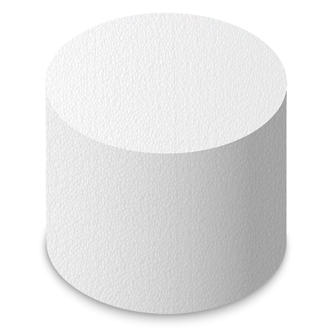 8" Inch Diameter Round Cake Polystyrene Modelling Dummy 8" inch Deep