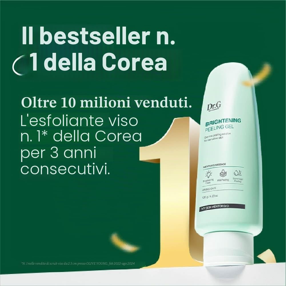 Dr.G - Cura del peeling delicata senza irritazioni cutanee.
