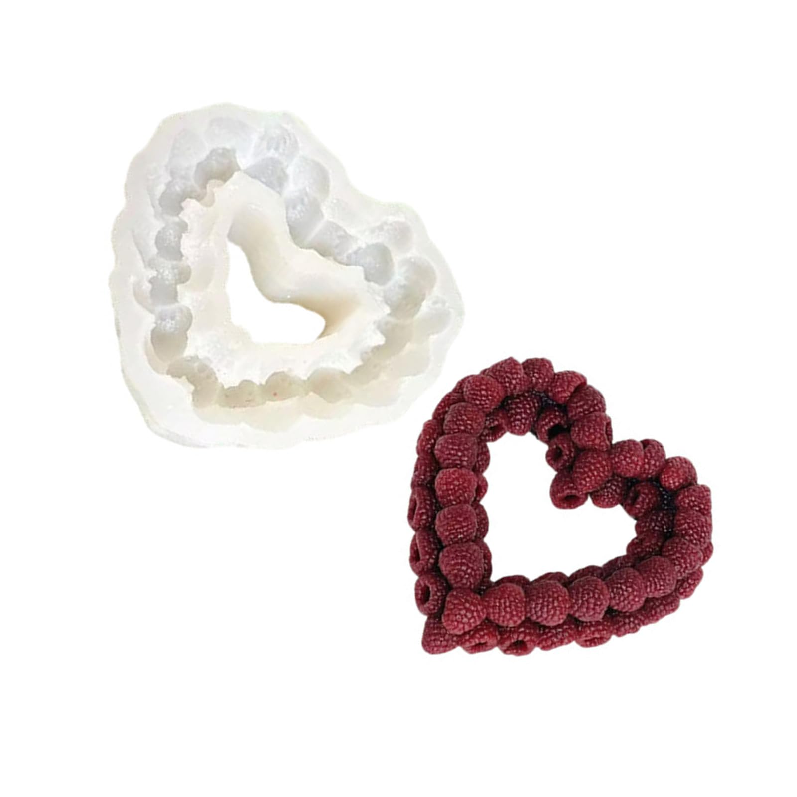 Buxuaaaa Multifunctional Baking Accessory Silicone Raspberry Molds for Perfect Dessert Creation Including Chocolate and Ice Sphere Chocolate Molds