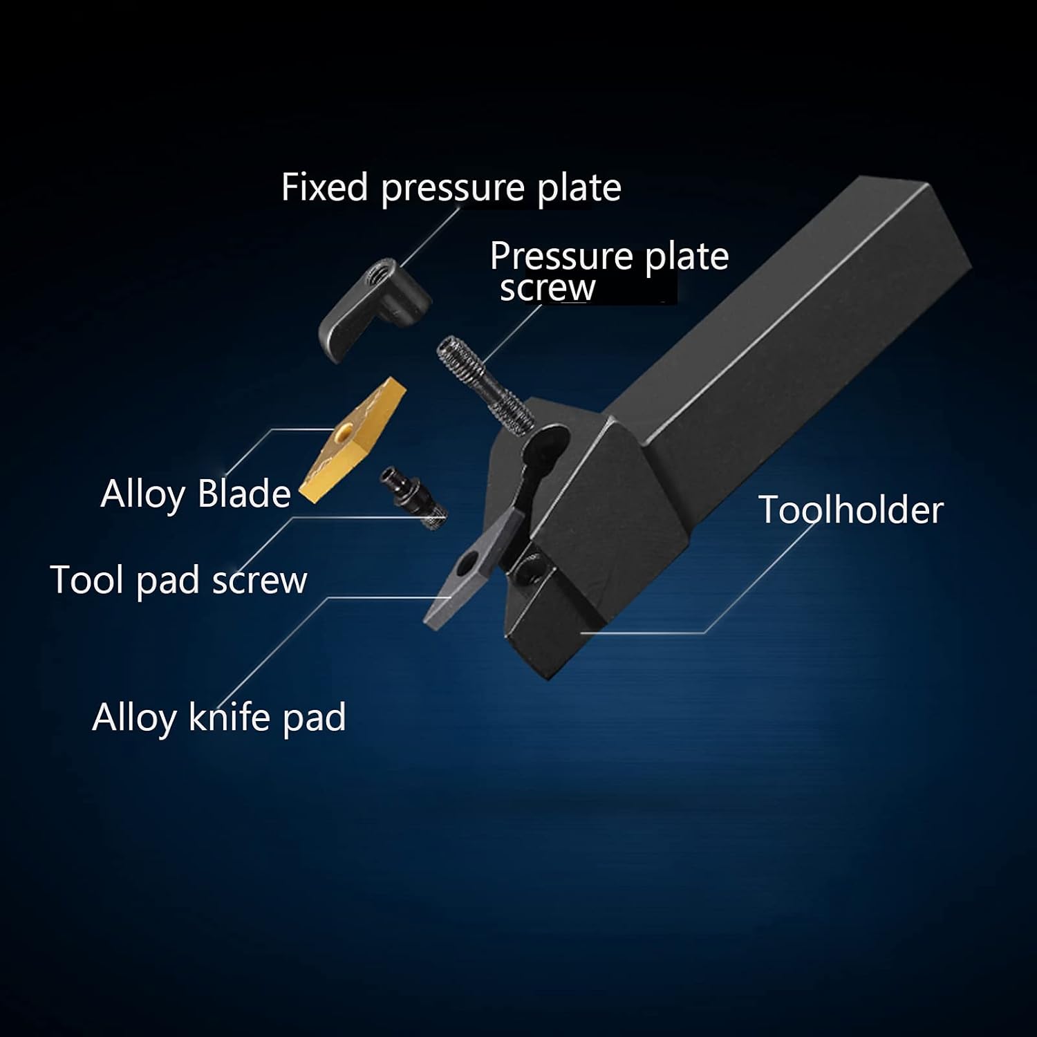 CNC Metal Indexable Lathe Tools Sets Holder Carbide Indexable Boring Bar Turning Tool Holder Indexable Carbide Turning Inserts,2525