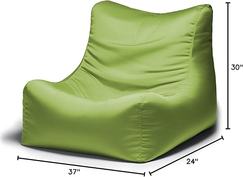 Miniatura 100 de Jaxx Ponce - Puf para exteriores, resistente a la intemperie, para patio y piscina, color azul marino Azul marino,Carbón vegetal,Flamenco,Lima,Bahía