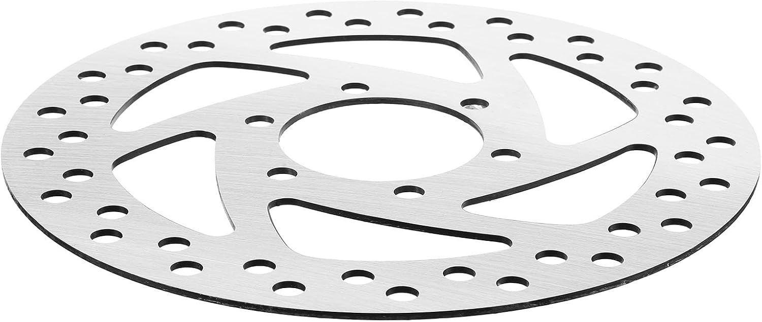 Bicycle Disc Brake Rotor 140mm 6-bolt 48mm Offset Steel Brake Disc for Electric Scooter and Bike for Reliable Stopping in Outdoor Cycling