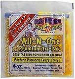 Great Northern Popcorn 4 Ounce Premium Popcorn Portion Packs, Case of 24
