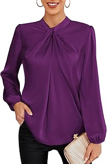 Sponsored You’re seeing this ad based on the product’s relevance to your search query.Learn more about this advertisement GRACE KARIN Women's Casual Business Top Long Sleeve Party Blouse Bowtie Top