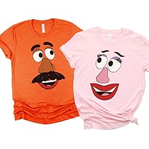 Mr and Mrs Potato Head Shirts, Thanksgiving T Shirts Funny Couples, Easy Halloween Matching Costumes for Husband and Wife, Fall Shirts, Thanksgiving Tshirts for Girlfriend, Boyfriend Orange