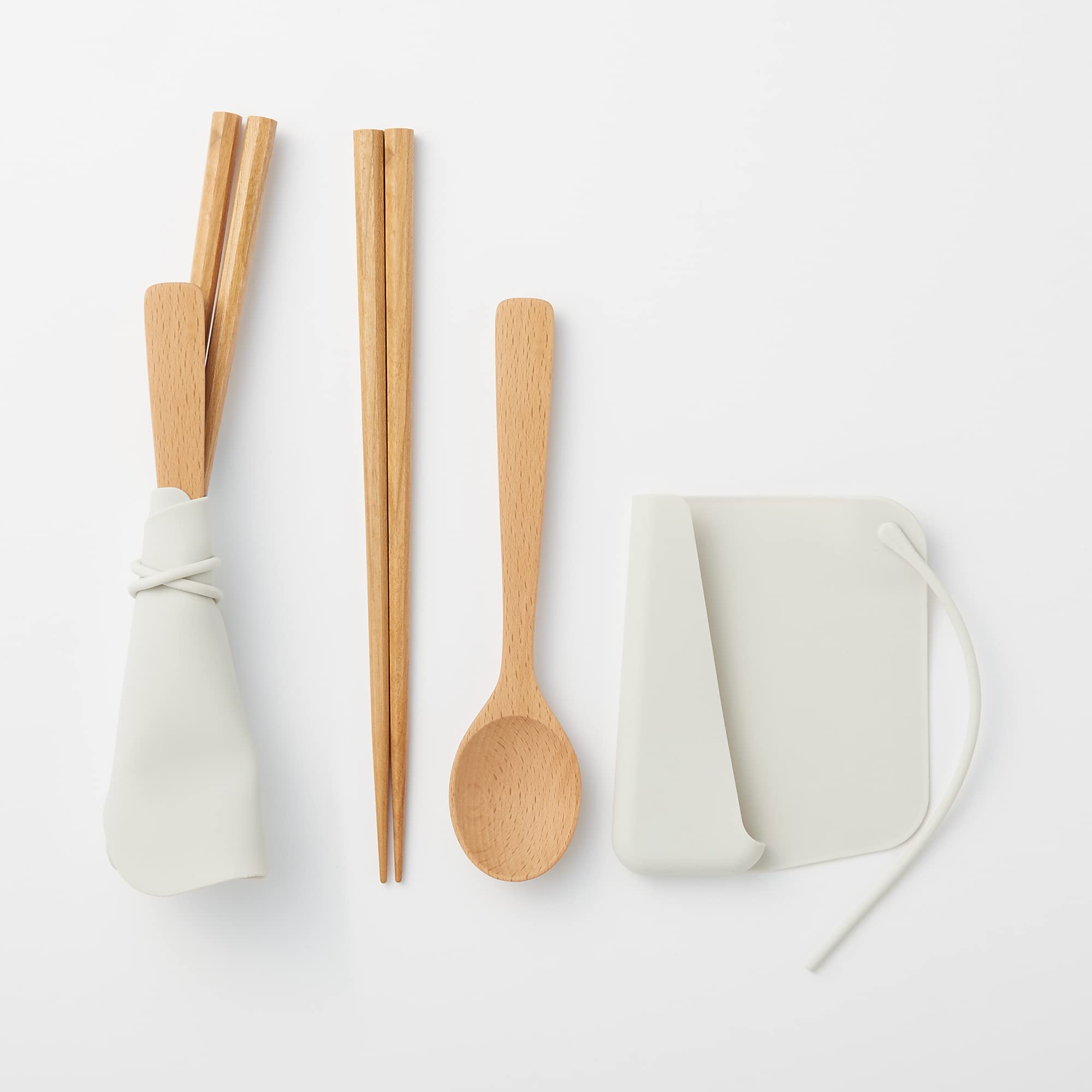MUJI Silicone Cutlery Cover - Gray -7 MUJI Silicone Cutlery Cover - Gray -7