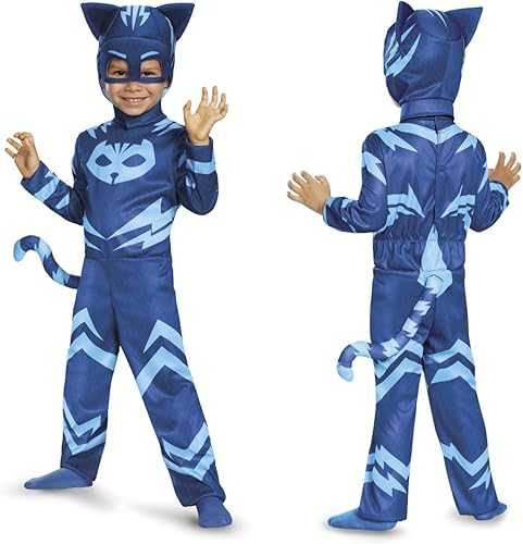 Catboy Costume for Kids Official PJ Masks Costume Jumpsuit