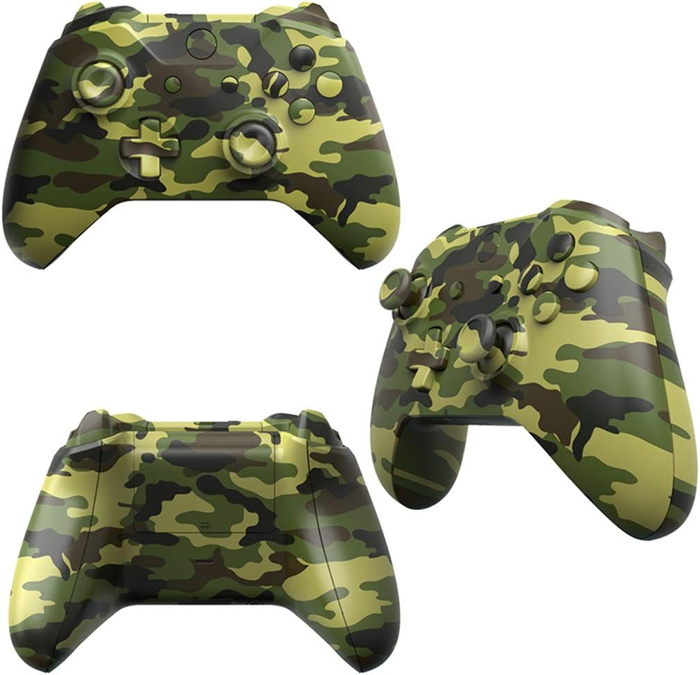 Full Housing Shell for -Xbox One S Hydro Dipped Replacement Case with Buttons Kit for -Xbox One Slim Wireless Controller,Slim Case Accessories Mod Kit