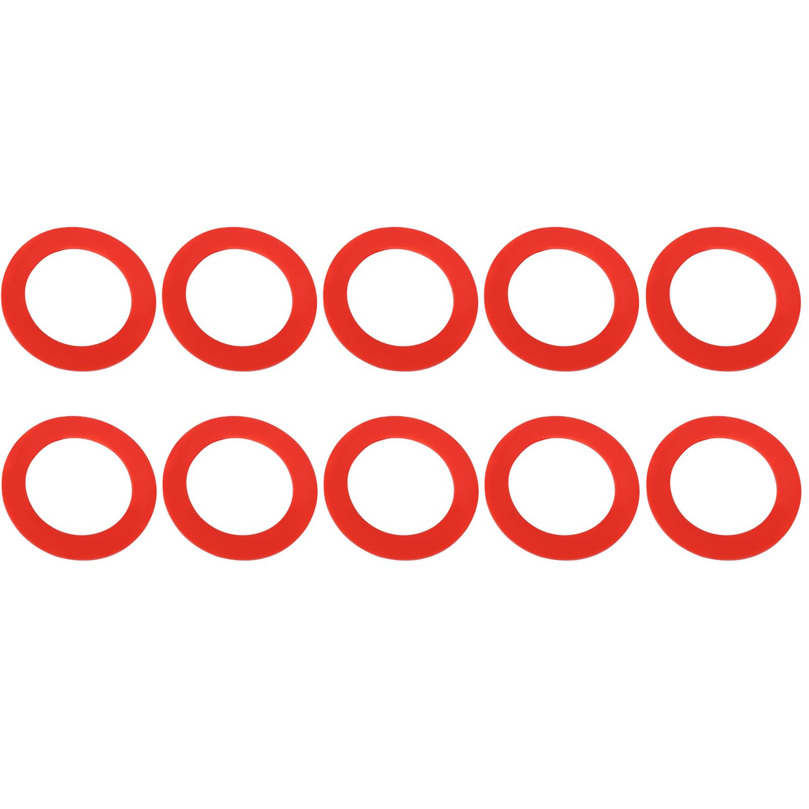 10Lots Silicone Rubber Flush Adapter Seal Universals Water Stop Seal Rings Waterproof Gasket Drain Adapter Washer Silicone Flush Gaskets