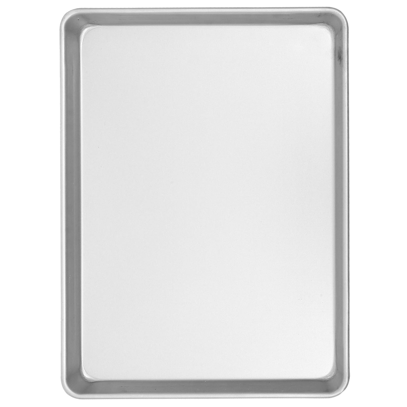 Plaque de Usage Polyvalent en Alliage D'aluminium Rectangulaire Argentée, Moule à Pâtisserie Facile à Démouler en et Rôtissage pour Légumes et Viandes