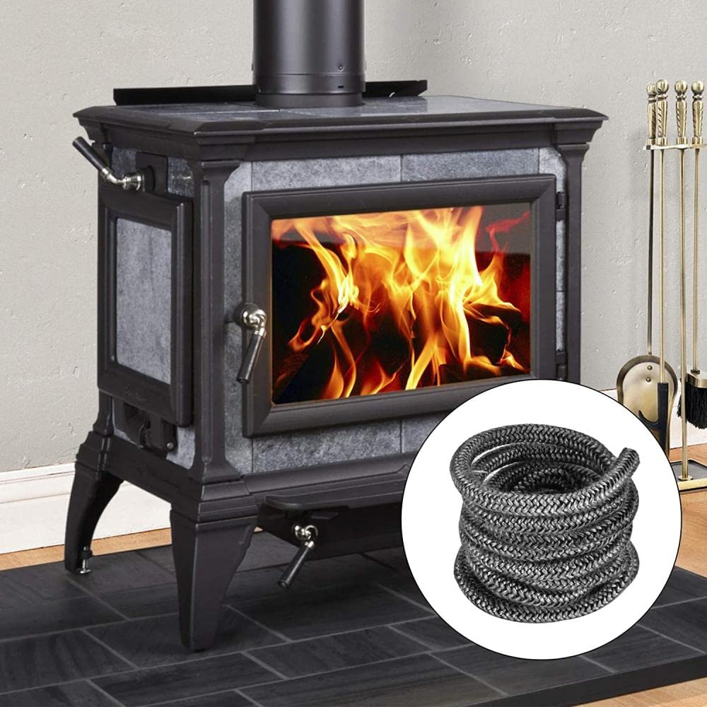 Kit Colla Stufa/corda Da Fuoco 12 Mm Lunghezza 3 M E 50 Ml