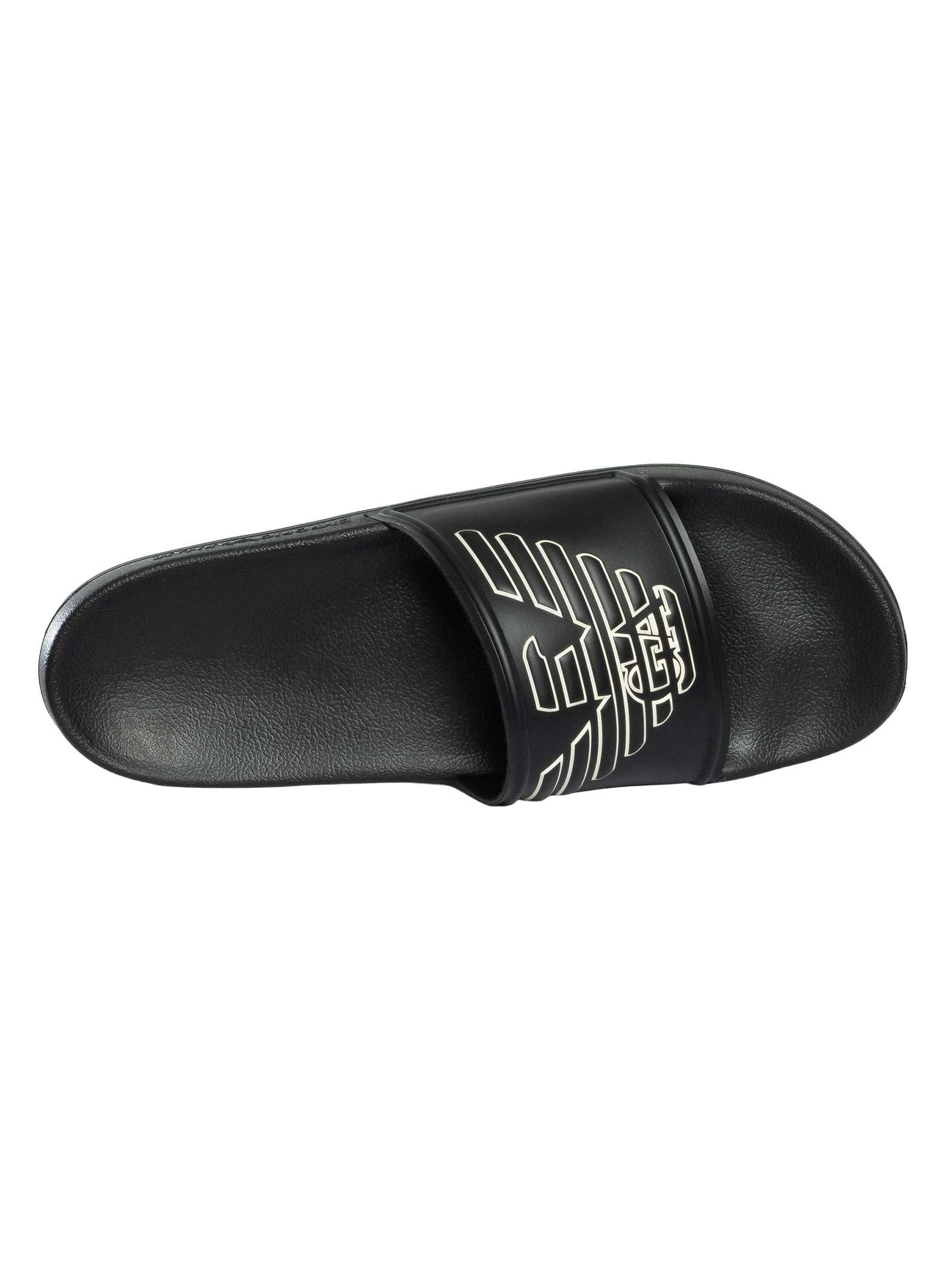 Emporio Armani Sandales à brides pour homme, idéales pour la mer, la piscine et la plage, article EX000042 AF22189