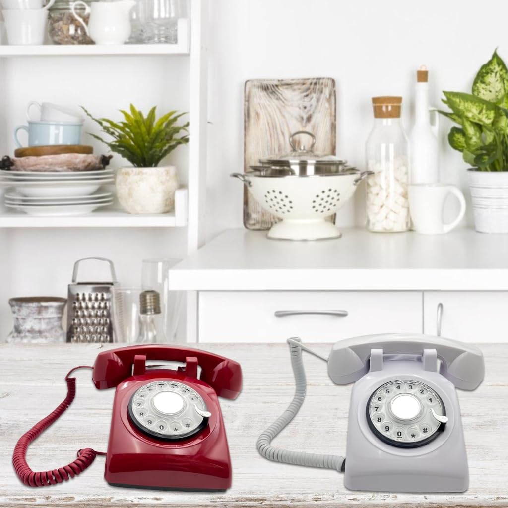 Retro Telephone for Event Save Memory with 32GB Card Storage 10Hrs Working USB Charging Cable