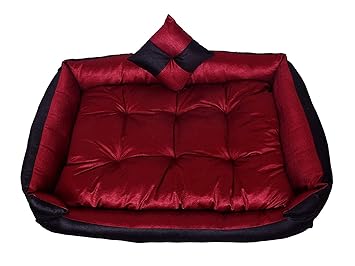 Slatters Be Royal Store Reversible Dual Ultra Soft Velvet Luxury Sofa Bed PET Bed | Dog Bed | CAT Bed | Puppies Puppy Bed | Rabbit Bed