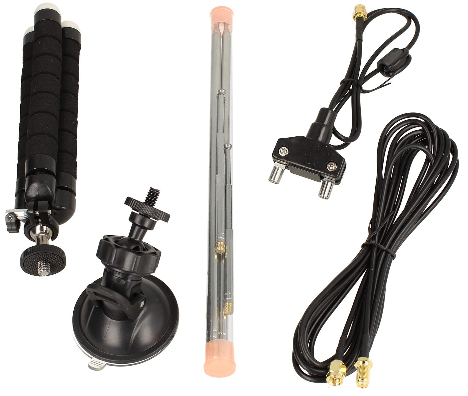 Kit d'antenne multi-usages Dipôle pour VHF UHF FM jusqu'à 1,5 GHz | SDR | DAB/DAB+ Radio FM | CB | Radio amateur, etc.