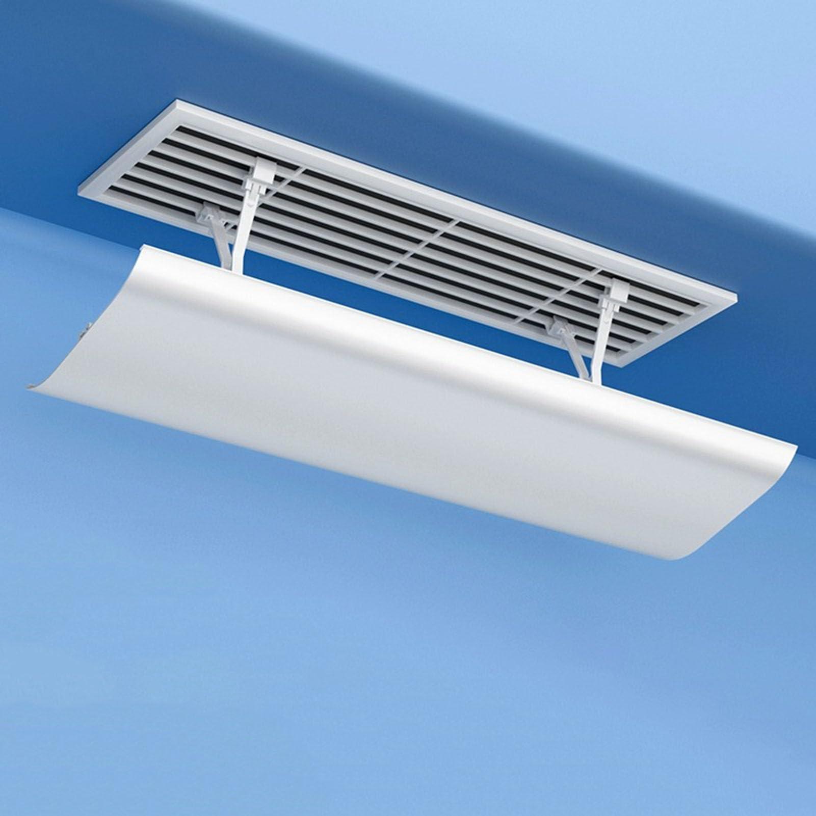 ERSINIAN Air Conditioner Deflector, Adjustable Wind Baffle for Home and Office, Redirects Air Flow to Prevent Direct Blowing, Ideal for Comfort and Safety