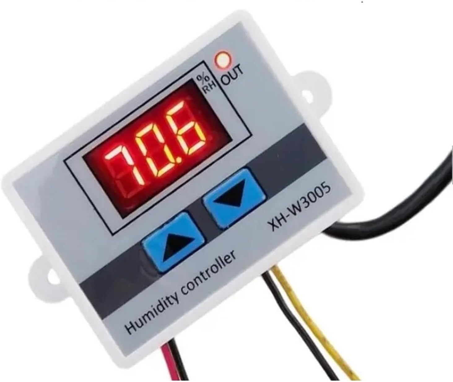 W3005 Digital Display Humidity Controller Instrument Humidity Control Switch Hygrostat Hygrometer Regulator+SHT20 Sensor Probe