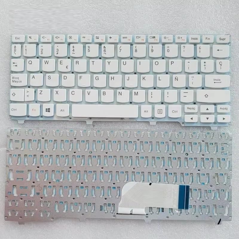 Clavier de rechange pour ordinateur Lenovo ideapad 100S pièce interne SP noir