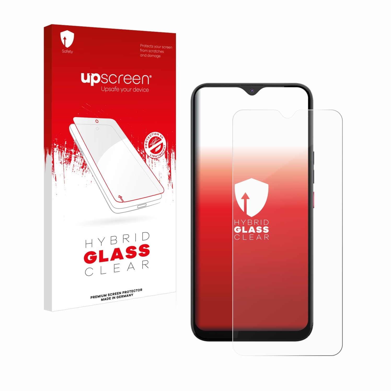 Gigaset Pellicola protettiva per display ibrido per GS5 Lite e GS5 – Protezione display da sporco e graffi – Montaggio semplice in pochi secondi, trasparente