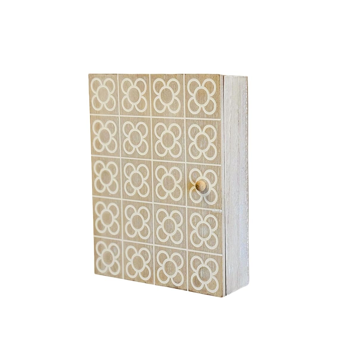 Cuelga Llaves, Caja de Madera para Llaves de Pared, Guardallaves con 6 Ganchos, para Hogar, Recibidor (Panot BCN)