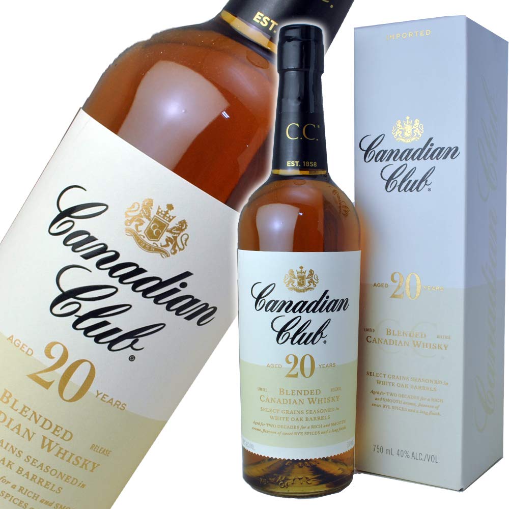 未開栓・古酒】カナディアン クラブ 20年 Canadian Club ウイスキー 