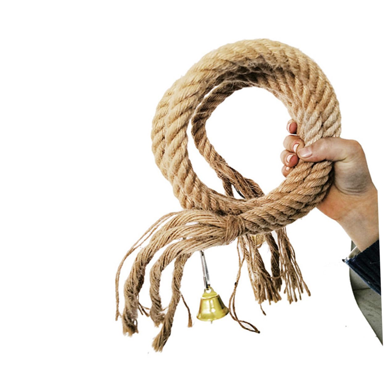 Giochi Per Pappagalli HOMURY - Corda Arrampicata 150cm E Anello 18cm, Giocattoli Colorati Per Uccelli - Foto 10