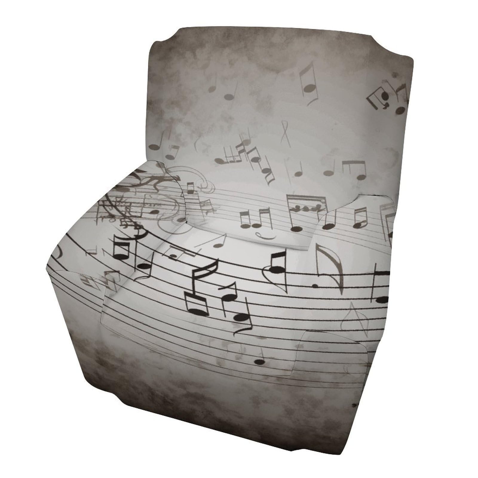 Fekiloot Style Music Note Wall Couch Cover Sofa Cover Sofa Slipcover