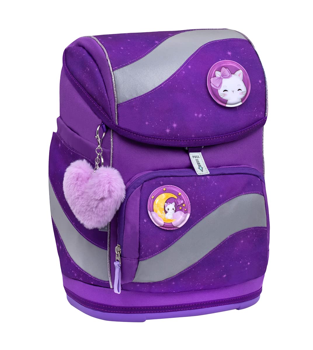 Belmil 405-51 Schulranzen Set 4 - teilig (Purple Sky)