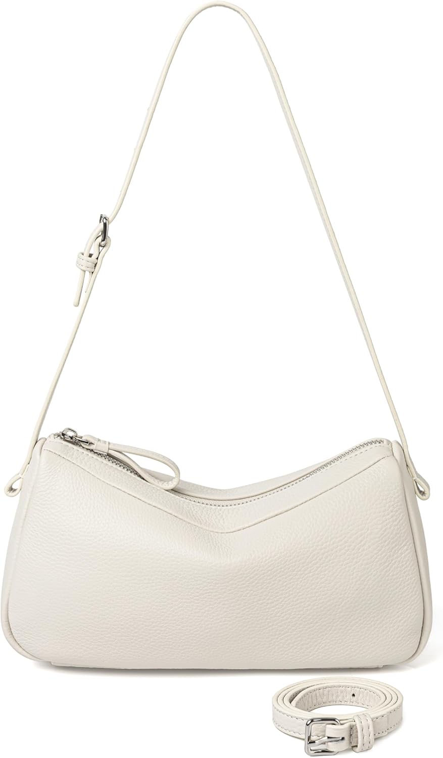 DAILANDO Small Leather Shoulder Bag for Women, Mini Underarm Tote Purse And Cross Body Cellphone Hobo Handbags | Single Strap Purse - Image 7