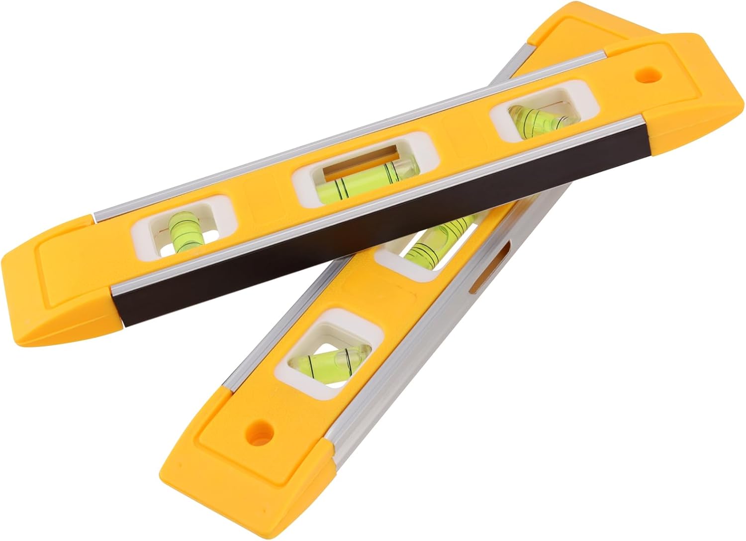 10 PCS 9 Inch Torpedo Level, Accurate Leveler Tool Torpedo Level Magnetic, Plastic Spirit Level for Measuring, Testing