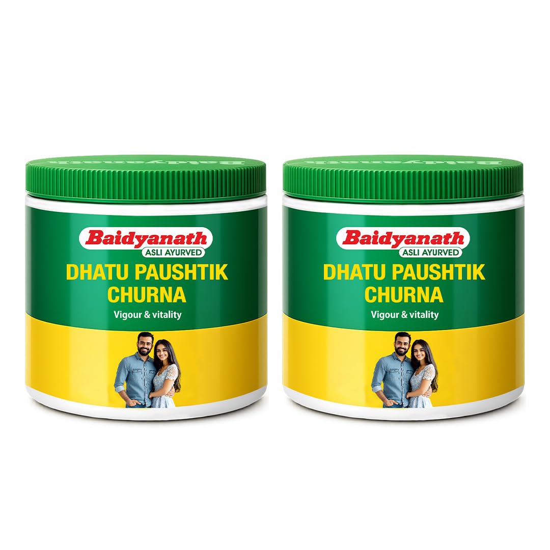 Baidyanath Dhatu Paushtik Churna - 50g (Pack of 2) | Ayurvedic Herbal Powder for Strength, Stamina and Daily Energy Support | With Ashwagandha, Safed Musli, Shatavari & Kaunch Beej |-image-13
