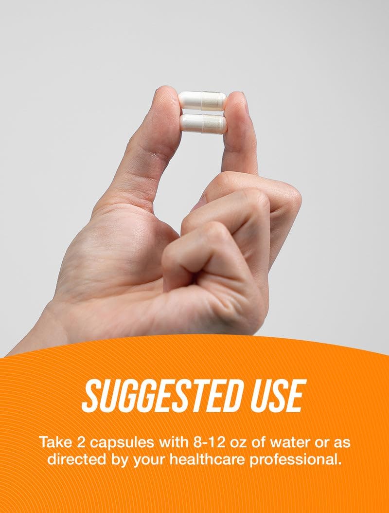 BulkSupplements.com Agmatine Sulfate Capsules - Nitric Oxide Supplement, Agmatine Supplement - Gluten Free, 2 Capsules per Serving, 180 Count (Pack of 1) - Image 4