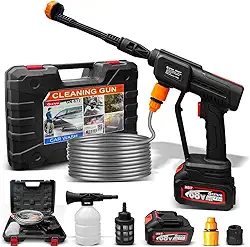 Lavadora Alta Pressão 68V Lava Jato Portatil Vap Potente + 2 Baterias e Maleta - Bivolt