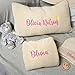 Personalized Baby Gift Set – 4-Piece Handmade Set with Blanket, Pillow, Beanie & Sweater – 100% Organic Cotton – Custom Name Embroidered Baby Essential – Soft Knit Newborn Outfit, Baby Shower Keepsake