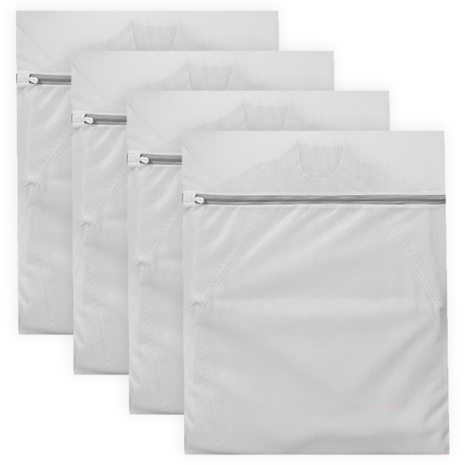 4 Piece Thickened Laundry Organizers Bags Reinforced Polyester Meshes Wash Bags for Delicates Travel Use Travel Friendly Polyester Laundry Organizers