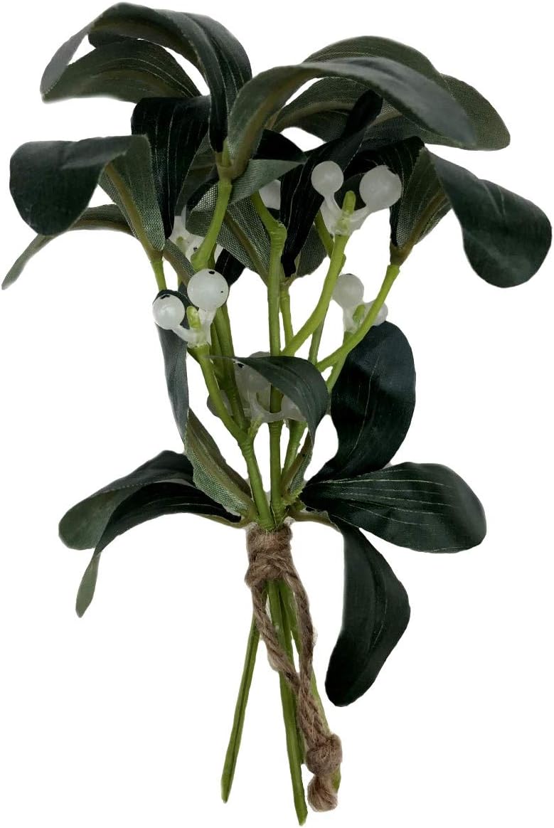 Best Artificial Mistletoe with White Berries 20cm
