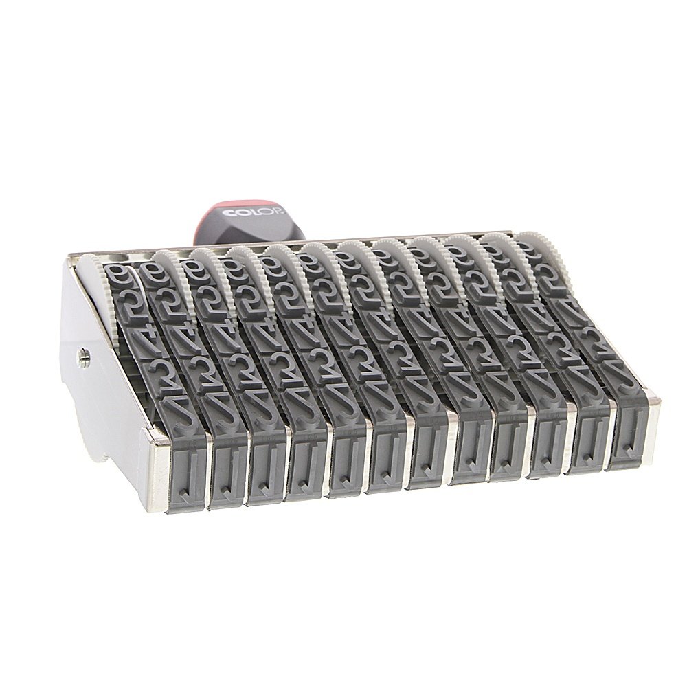 Colop 108911 timbro Numeratore con 15012 – 12 cifre nbaender, 15 mm altezza caratteri
