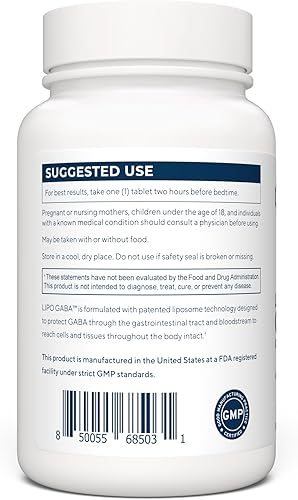 Miniatura 2 de Renue By Science GABA | Suplementos liposomales GABA de alta resistencia | 90 cápsulas GABA – 300 mg de ácido gamma-aminobutírico por porción | Sin