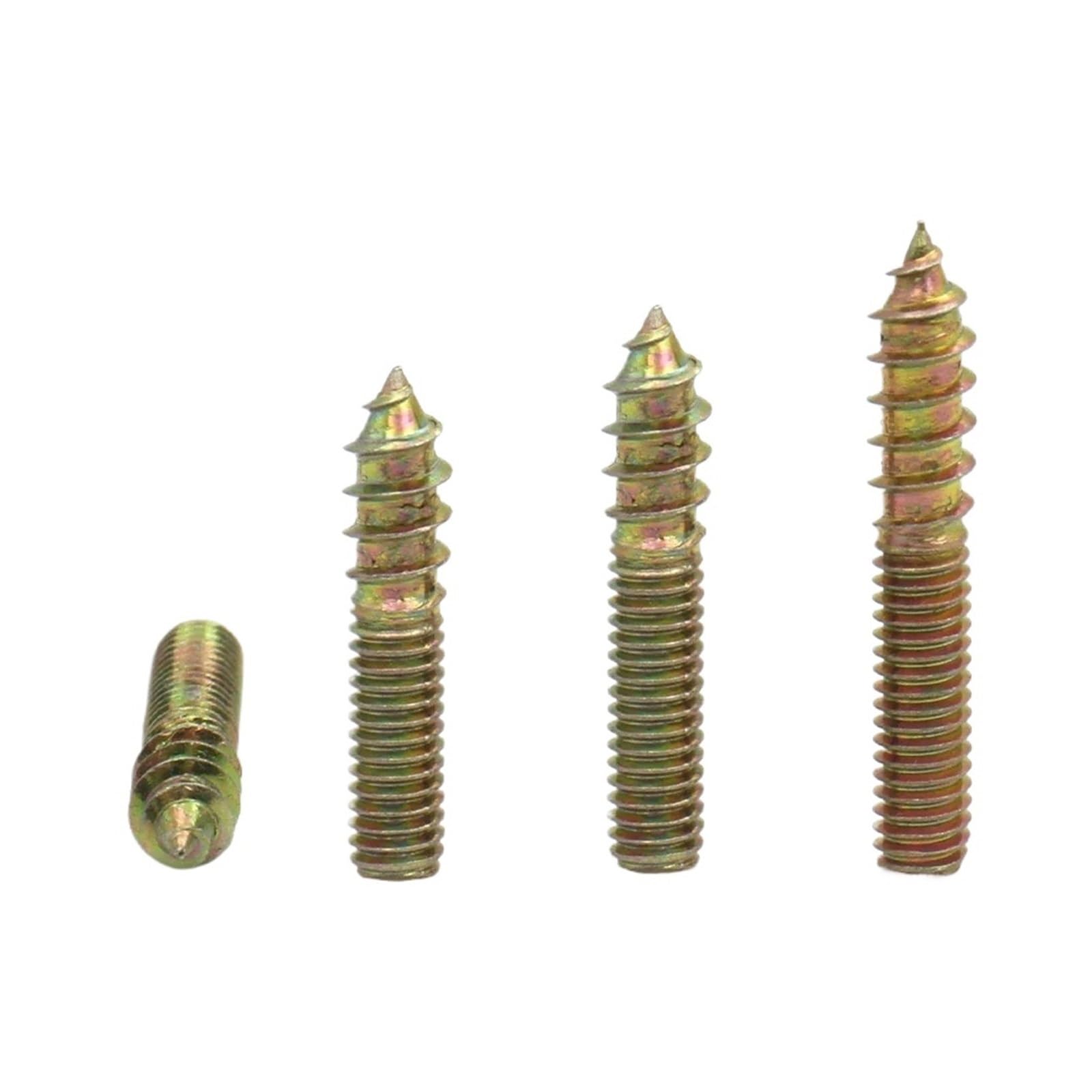 Tornillos autorroscantes de Doble Extremo, de Acero al Carbono galvanizado, M4, M5, M6 y M8, 30/60 Unidades(30pcs,M8x45mm)