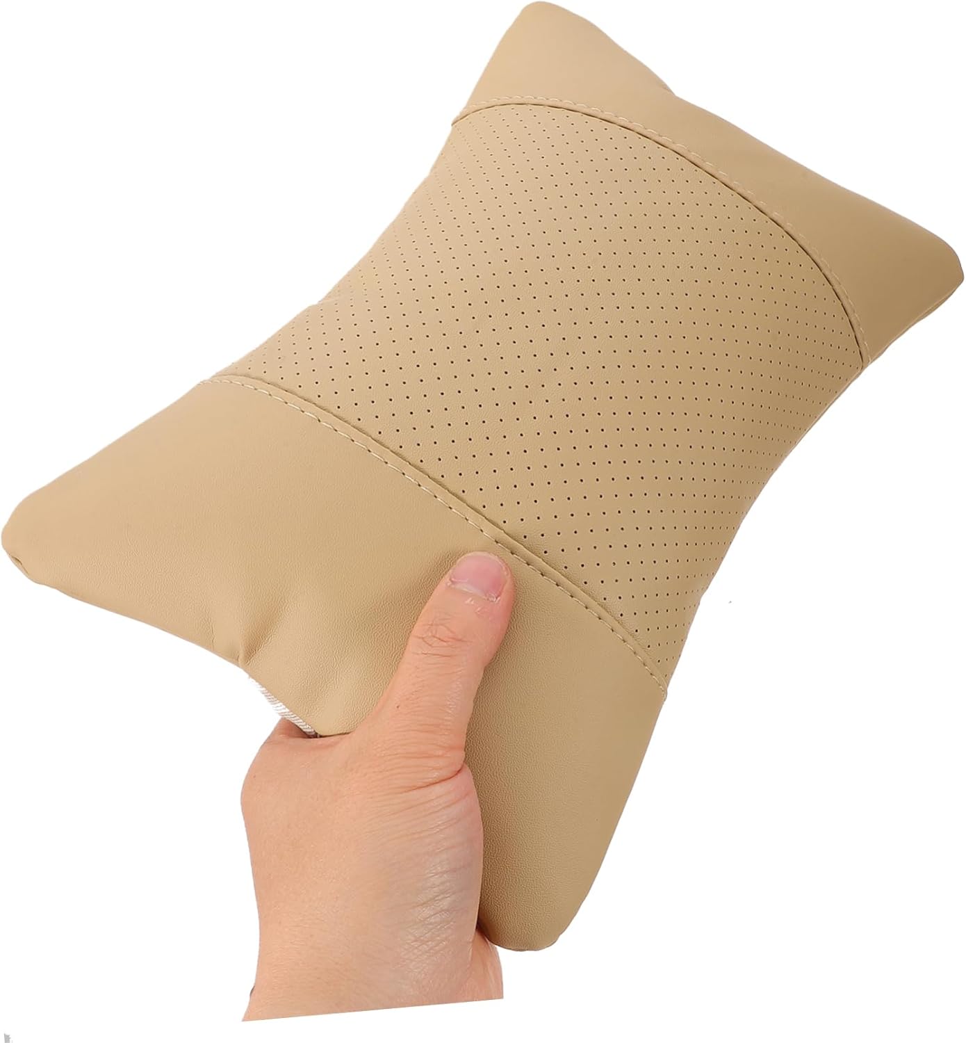 Unomor 1 Set Car Neck Pillow Comfortable Headrest Cushion for Driving Car Seat Support Breathable Design for All Seasons for Travel and Home Use