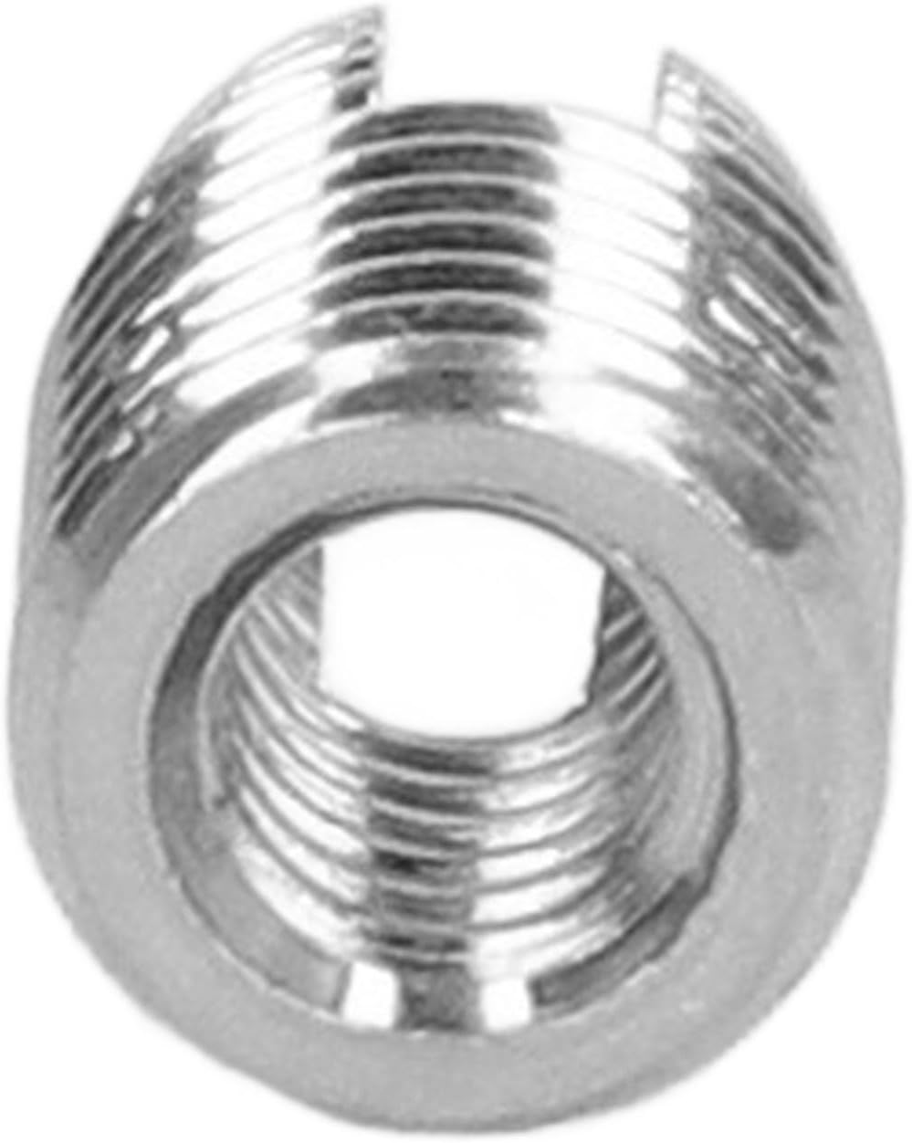 Yosoo 20Pcs Stainless Steel Self Tapping Threaded Insert M4x0.7 Male Thread M6.5x0.75 Female Thread 8mm Length