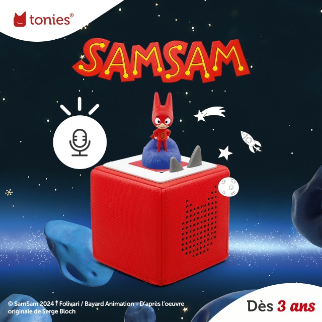 tonies Figurine Sam Le Pompier Personnage Audio pour conteuse Toniebox, 3 Ans et Plus - boîte à Histoires Vendue séparément