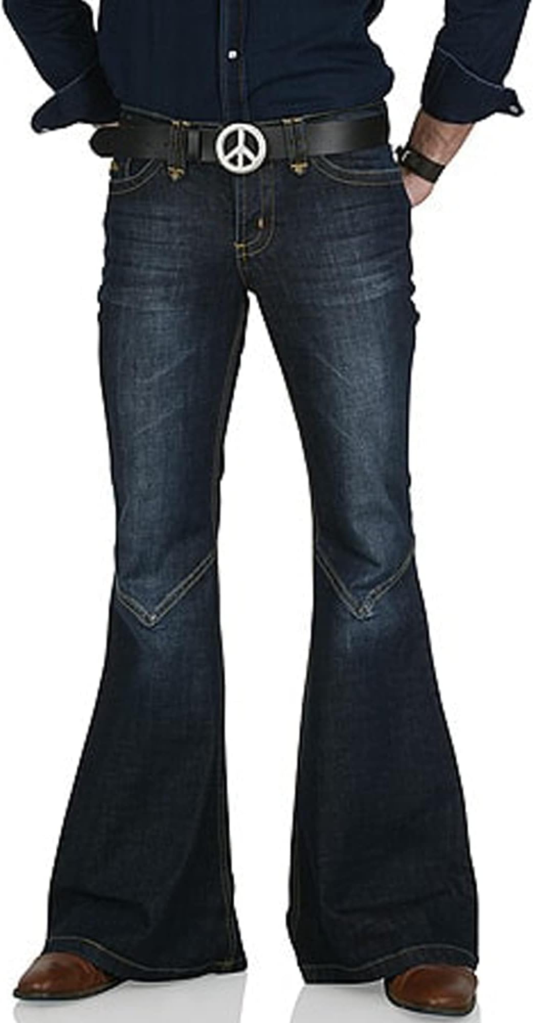 mens bell bottom jeans