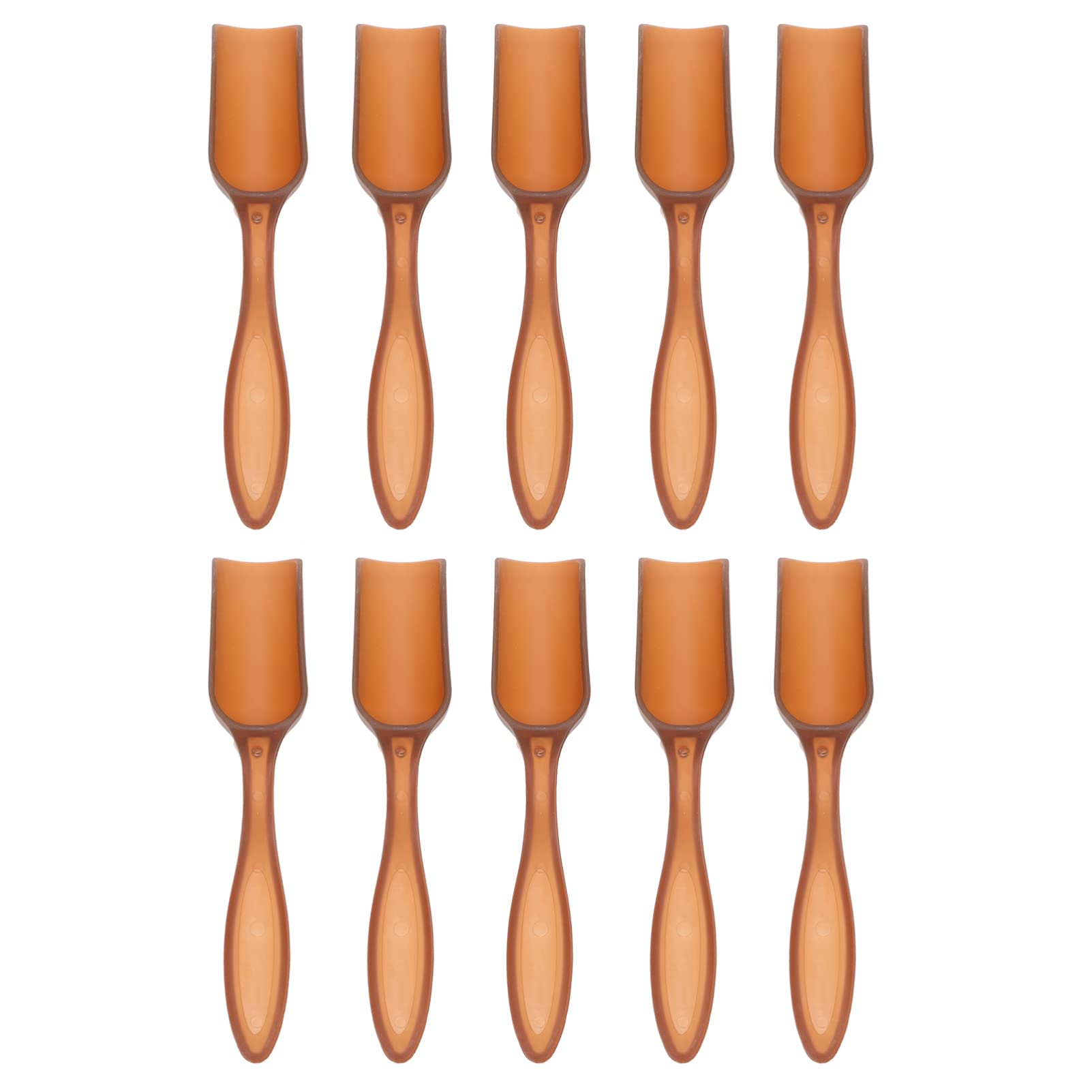 Yardwe 10pcs Soil Kids Playset Mini Scoops Chocolate Tools Plastic Hand Trowel Plastic Garden Shovel Succulents Plastic Shovel Spoons Soil Gardening Scoop Balcony Garden Shovel Sand