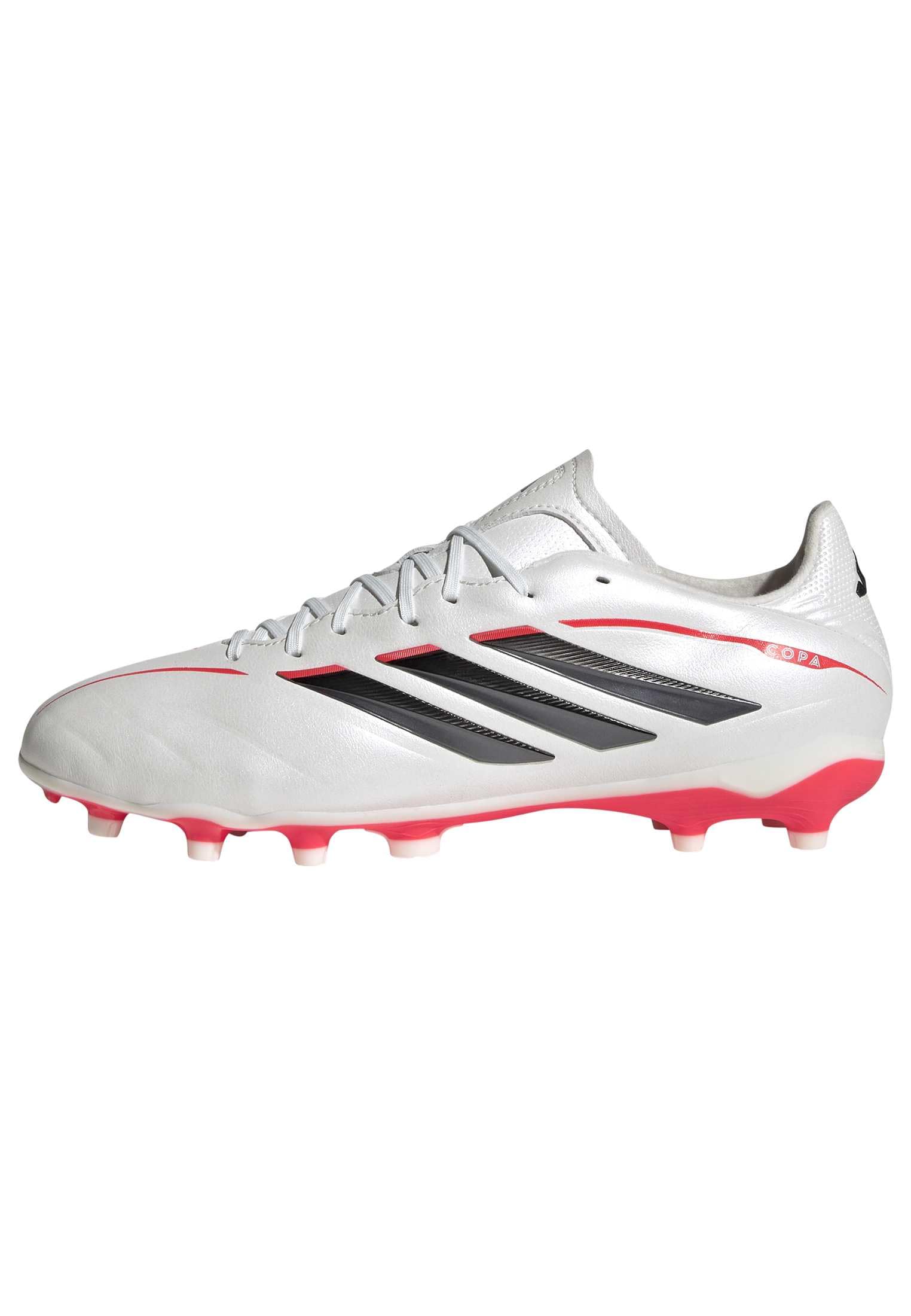 adidas Unisex Kids COPA Pure IV League Firm Ground Football Boots Kids, Zero met./core Black/Lucid red, 10.5 UK Child
