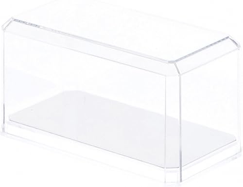 Pioneer Plastics 164CD Clear Plastic Display Case for 164 Scale Cars (Mirrored), 3.5" W x 1.625" D x 1.75" H (Mailer Box)