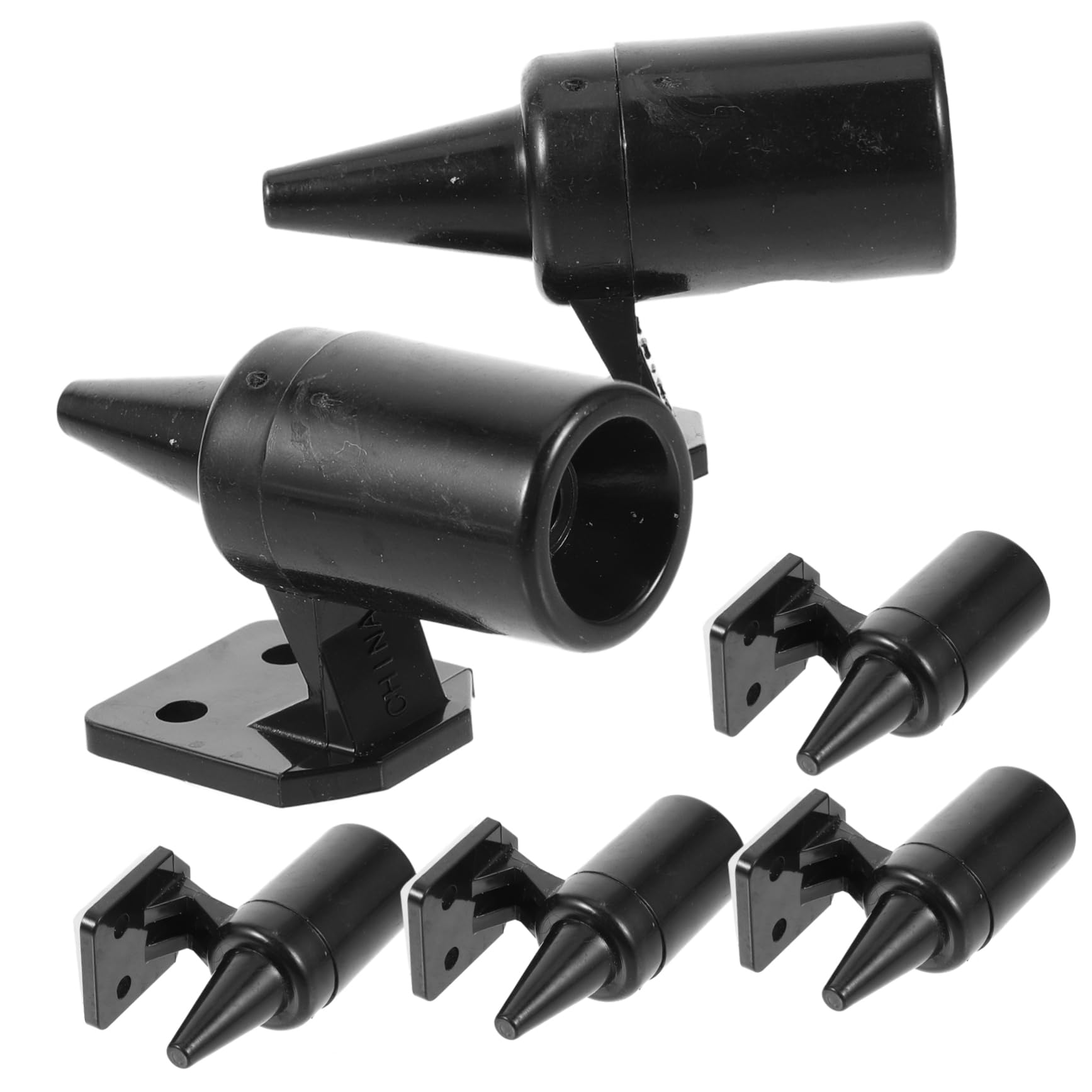 SOLUSTRE 24pièces Sifflets Avertisseurs De Cerf Pour Voiture Dispositif De Sécurité Animal Sifflet Ultrasonique Pour Alerte De Rennes Installation Facile Sur Bumper Ou Compatible Avec