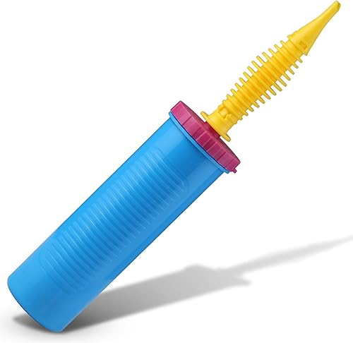 KAWKALSH Hand Balloon Pump, Dual Action Two-Way Inflator, Manual Air Blower for Balloons