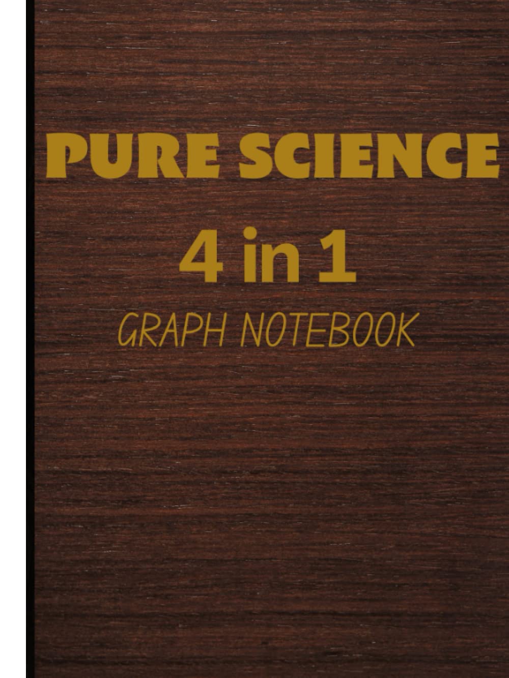 Pure Science 4 in 1 Graph Notebook: 8 ¼ x 11 inches, for multiple subjects.